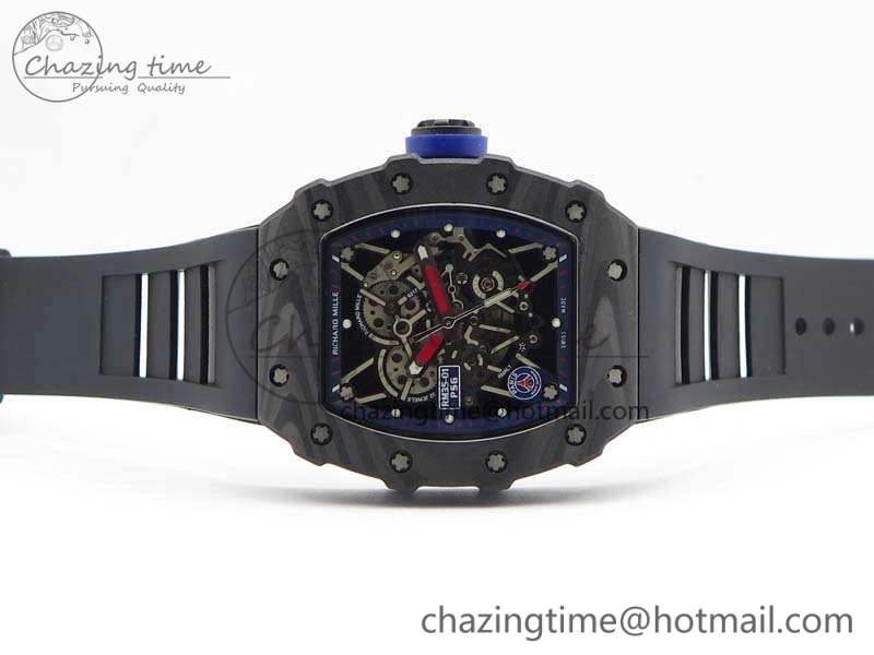 DailyWear RM035-01 PSG FC Case KVF Best Edition Skeleton Dial On Rubber Strap MIYOTA8215 V 9520