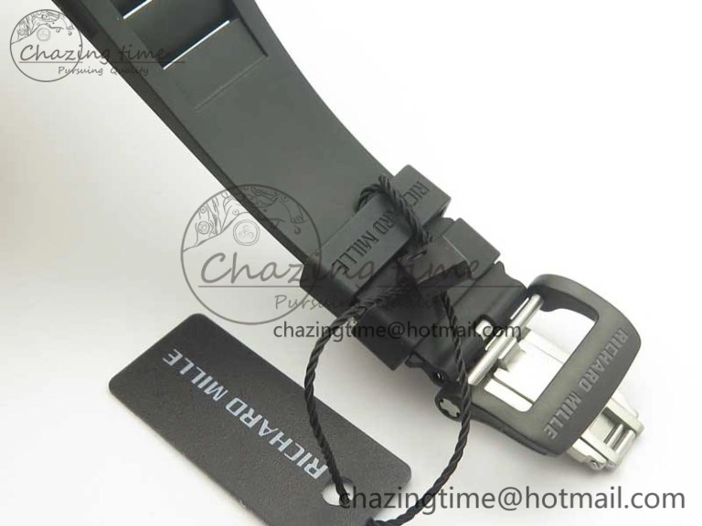 UrbanChic RM035-02 Americas Ceramic RG Case KVF Best Edition Skeleton Dial on Black Rubber Strap MIYOTA 9476
