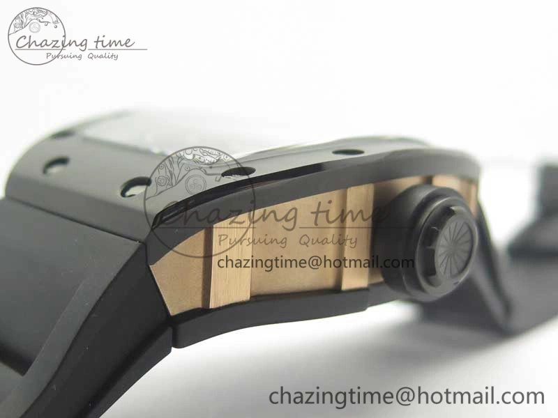UrbanChic RM035-02 Americas Ceramic RG Case KVF Best Edition Skeleton Dial on Black Rubber Strap MIYOTA 9476