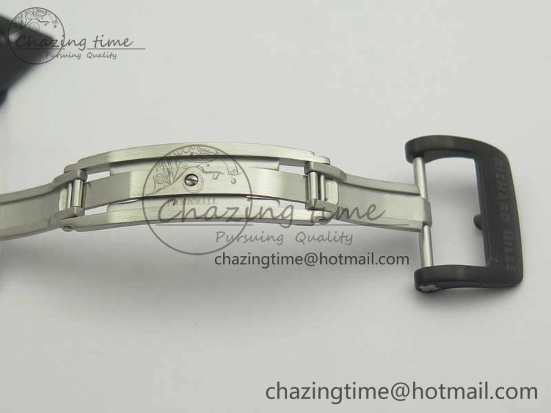 Comfortable RM035-02 Americas Ceramic RG Case KVF Best Edition Skeleton Dial on White Rubber Strap MIYOTA 9477