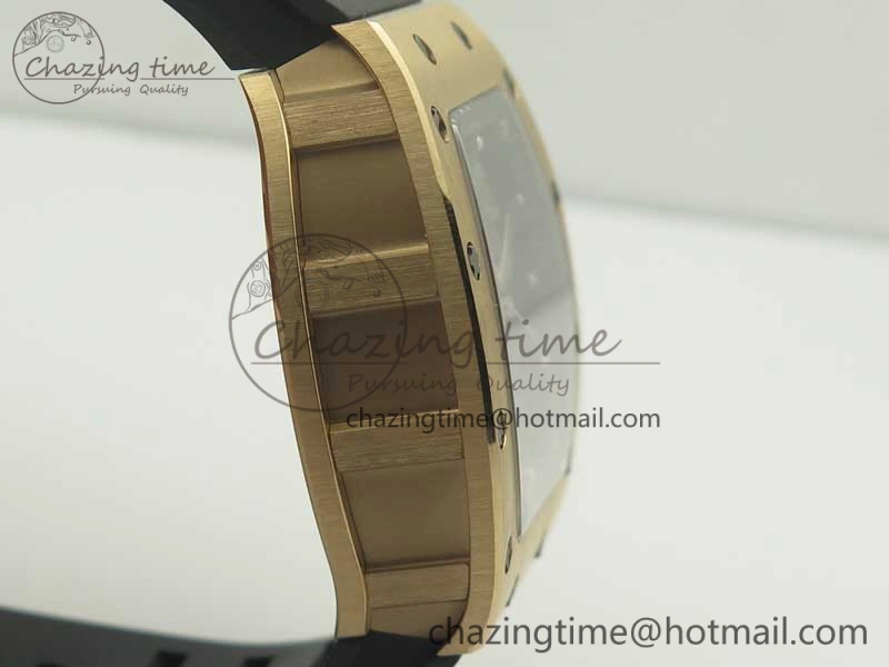 SoftTouch RM035-02 Americas RG KVF Best Edition Skeleton Dial on Rubber Strap MIYOTA 9475