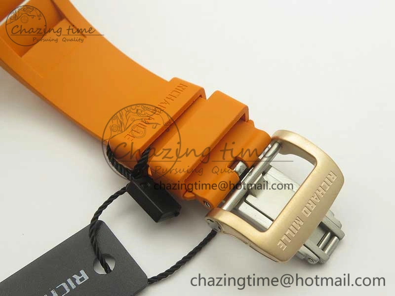 SoftTouch RM035-02 Americas RG KVF Best Edition Skeleton Dial on Rubber Strap MIYOTA 9475