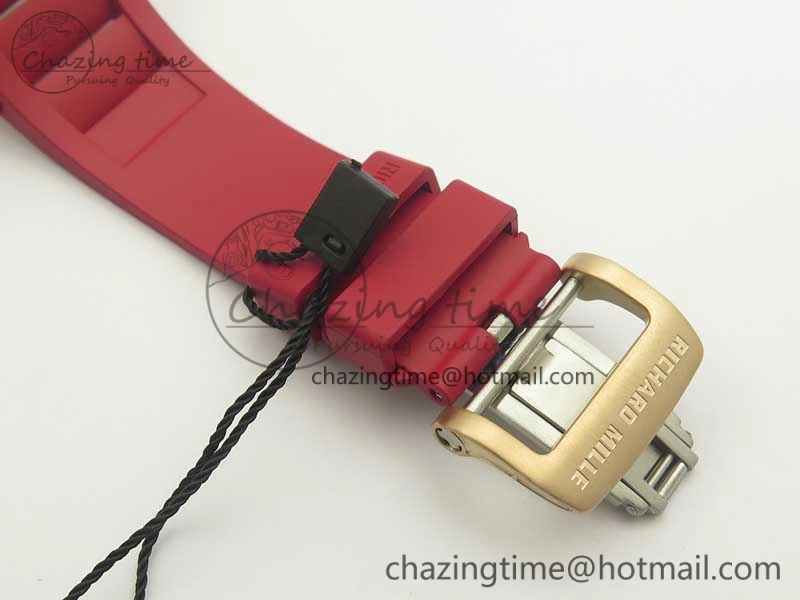 SoftTouch RM035-02 Americas RG KVF Best Edition Skeleton Dial on Rubber Strap MIYOTA 9475