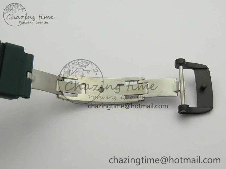 RM035-02 Forge Carbon Titanium Case KVF Best Edition Skeleton Dial Green on Green Rubber Strap MIYOTA Resilient 9461
