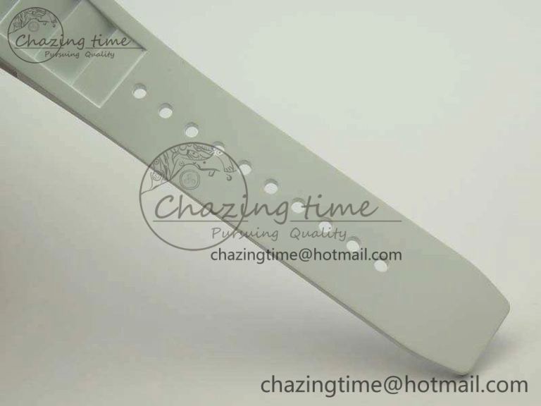 RM035-02 Forged Carbon Case KVF Best Edition Skeleton Dial On White Rubber Strap MIYOTA8215 V Upgraded 9498