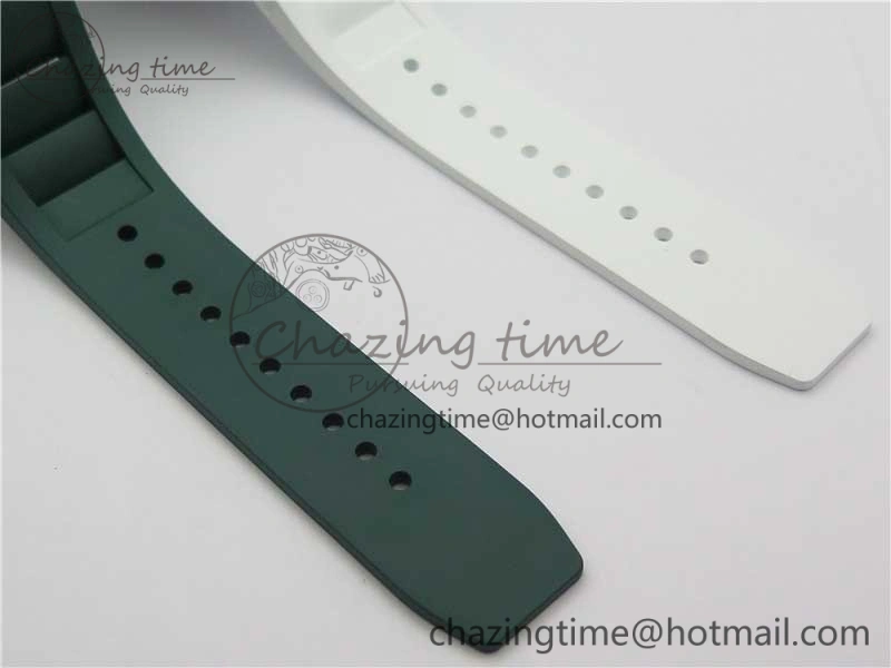 Comfortable RM035-02 KVF Best Edition Solid Caseback Skeleton Dial Red on Rubber Strap MIYOTA8215 V 9446
