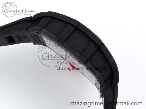 Original RM035-02 NTPT ZF 1:1 Best Edition Skeleton Dial on Black Rubber Strap RMAL1 Super Clone V 9285