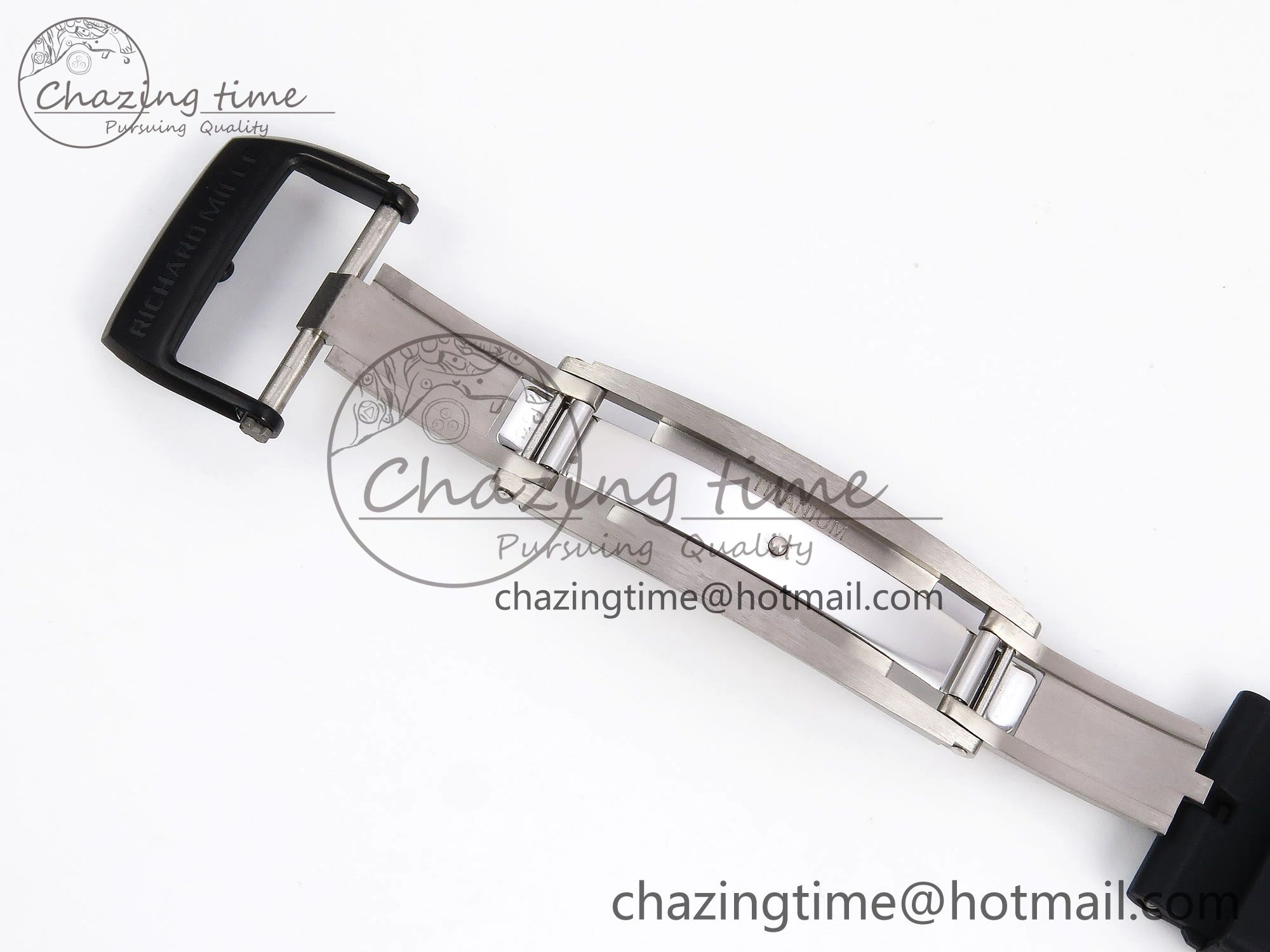 Original RM035-02 NTPT ZF 1:1 Best Edition Skeleton Dial on Black Rubber Strap RMAL1 Super Clone V 9285