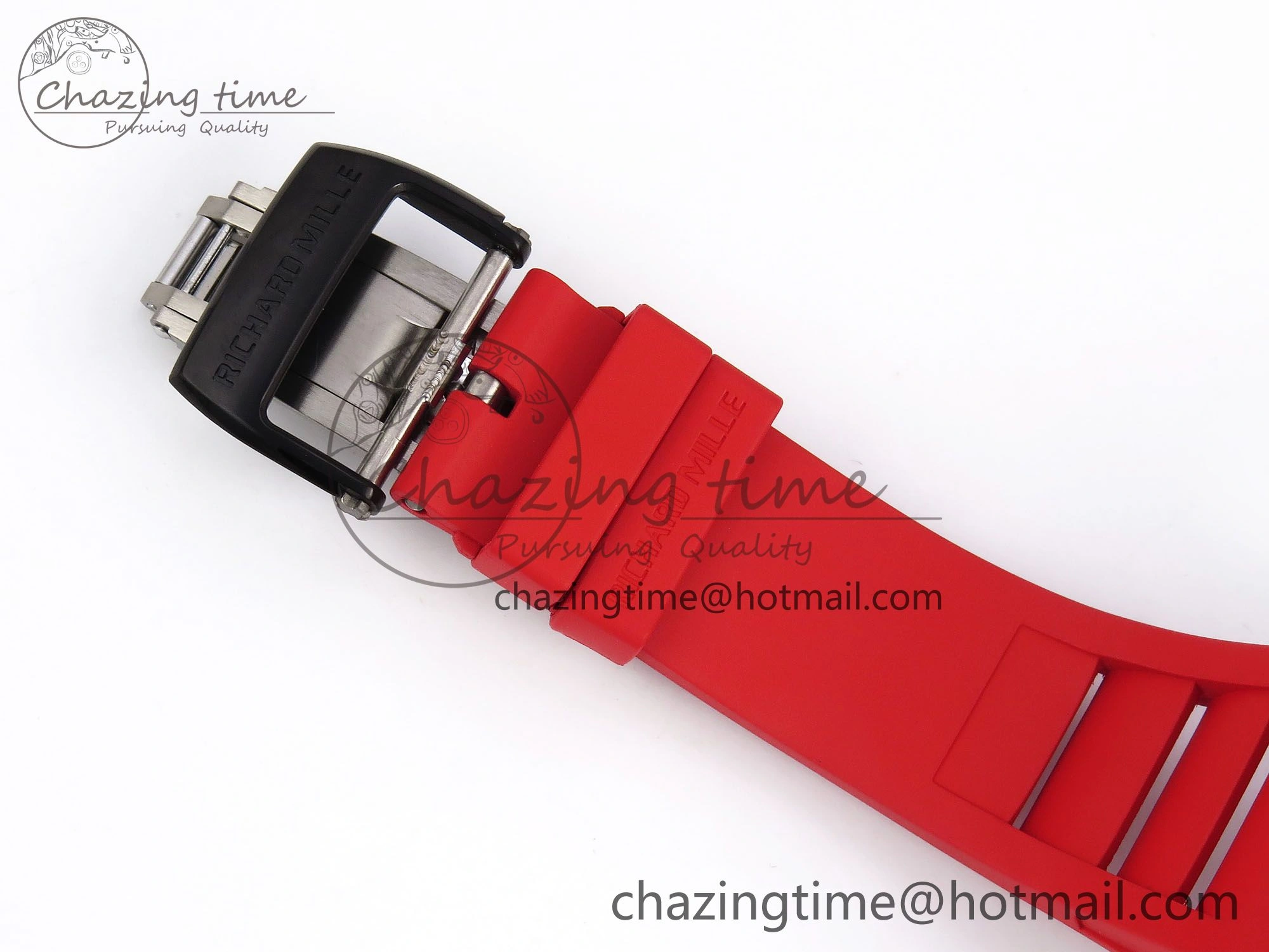 RM035-02 NTPT ZF 1:1 Best Edition Skeleton Dial on Red Rubber Strap RMAL1 Super Clone V Supportive 9283