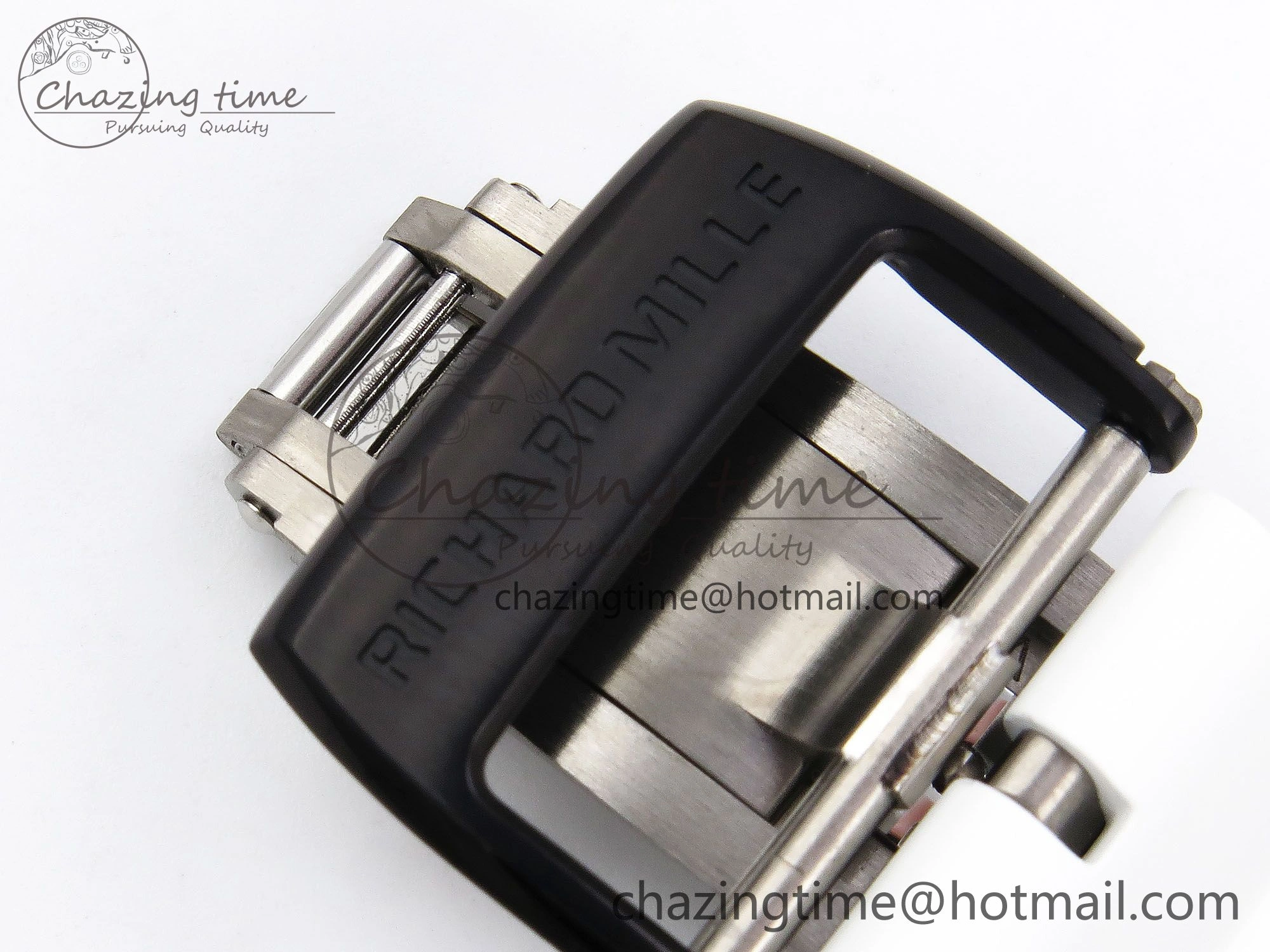 Timeless RM035-02 NTPT ZF 1:1 Best Edition Skeleton Dial on White Rubber Strap RMAL1 Super Clone V 9284