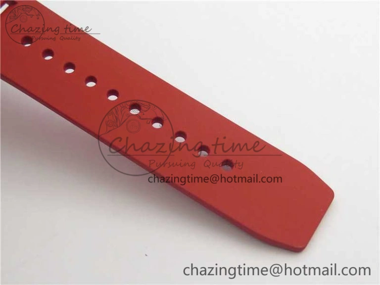 Breathable RM035-02 New Forge Carbon Pattern ‘Z’ Maker Best Edition Skeleton Dial on Red Rubber Strap MIYOTA 9457