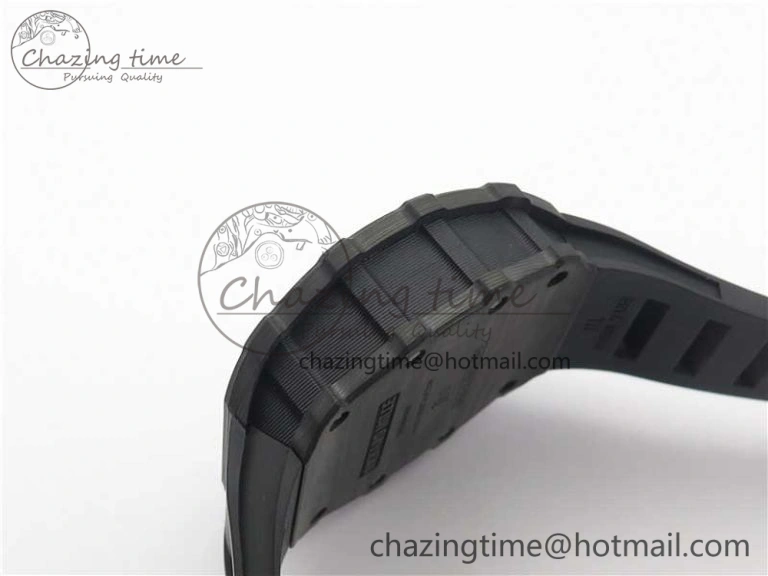 Packable RM035-02 PSG KVF Best Edition Solid Caseback Skeleton Dial Blue on Black Rubber Strap MIYOTA8215 V 9444