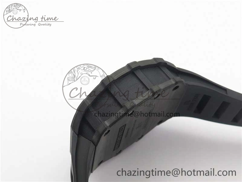 Packable RM035-02 PSG KVF Best Edition Solid Caseback Skeleton Dial Blue on Black Rubber Strap MIYOTA8215 V 9444