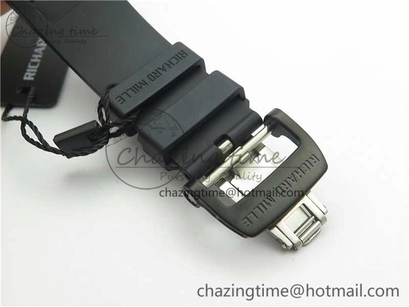 Packable RM035-02 PSG KVF Best Edition Solid Caseback Skeleton Dial Blue on Black Rubber Strap MIYOTA8215 V 9444