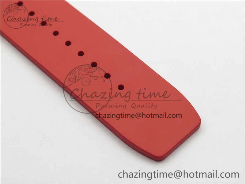 Practical RM035-02 REAL NTPT ZF X ABD UPGRADED 1:1 BEST EDITION SKELETON DIAL ON RED RUBBER STRAP NH05A V 9417
