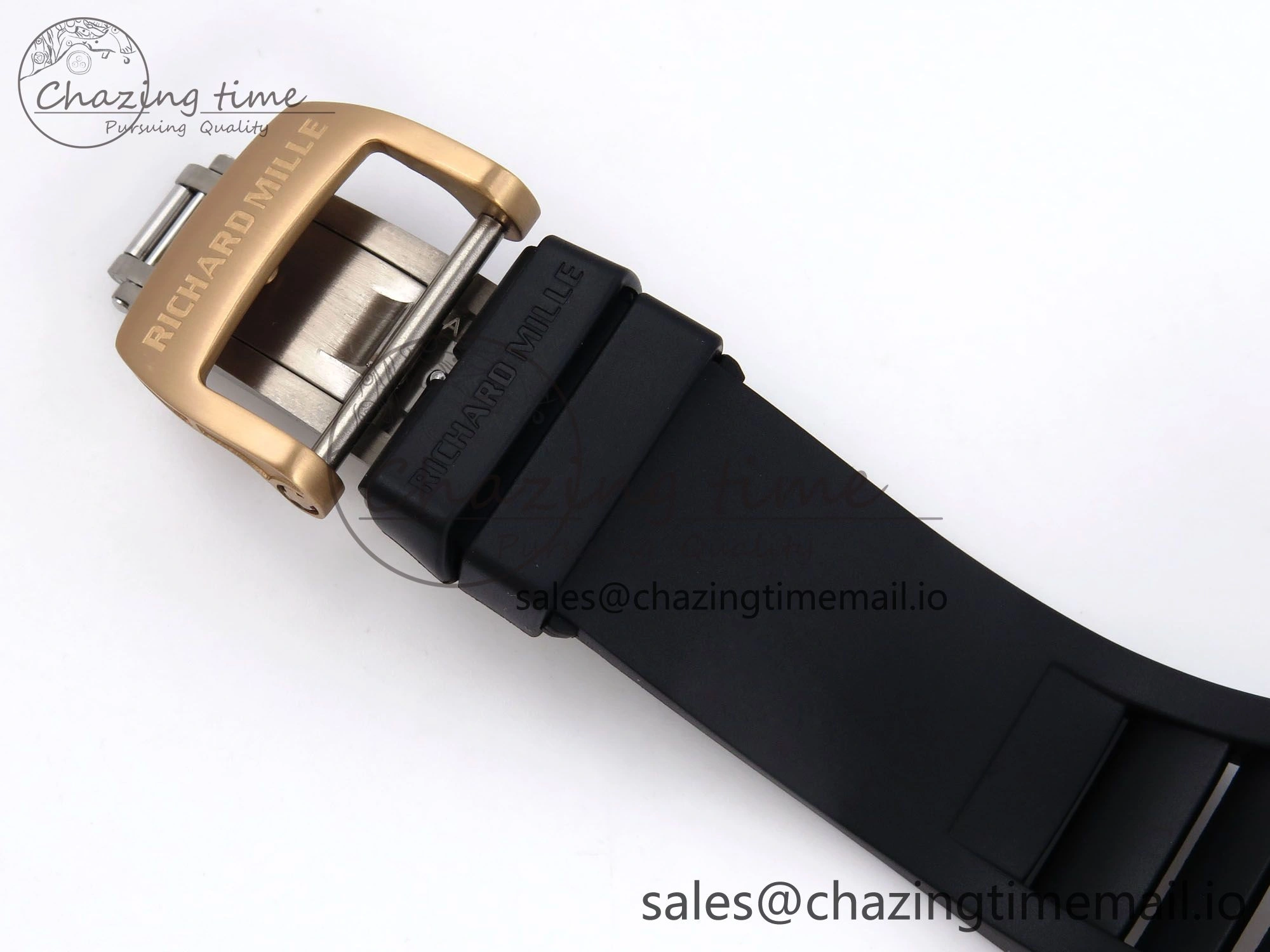 EasyCare RM035-02 RG SONIC Best Edition Skeleton Dial on Black Rubber Strap Clone RMUL 9260