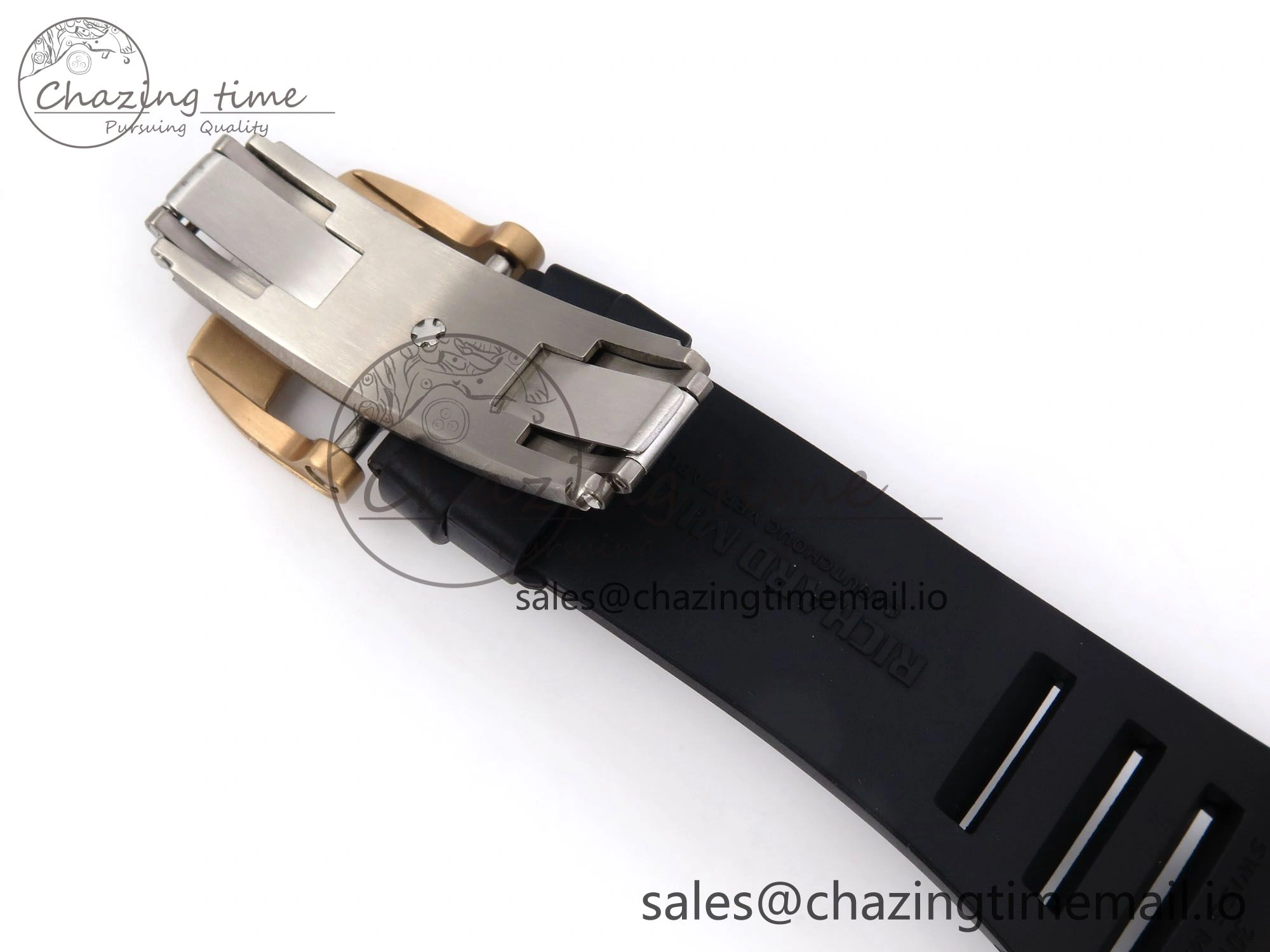 EasyCare RM035-02 RG SONIC Best Edition Skeleton Dial on Black Rubber Strap Clone RMUL 9260