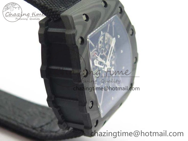 RM035-02 Rafael Nadal FC Caseback KVF Best Edition Skeleton Dial Red On Nylon Strap MIYOTA8215 V ModernLook 9523