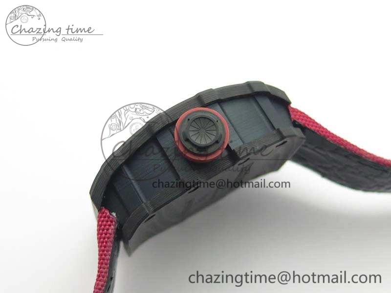 FashionForward RM035-02 Rafael Nadal FC Caseback KVF Best Edition Skeleton Dial Red On Red Nylon Strap MIYOTA8215 V 9517