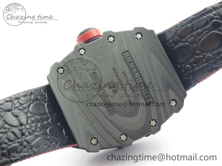 FashionForward RM035-02 Rafael Nadal FC Caseback KVF Best Edition Skeleton Dial Red On Red Nylon Strap MIYOTA8215 V 9517