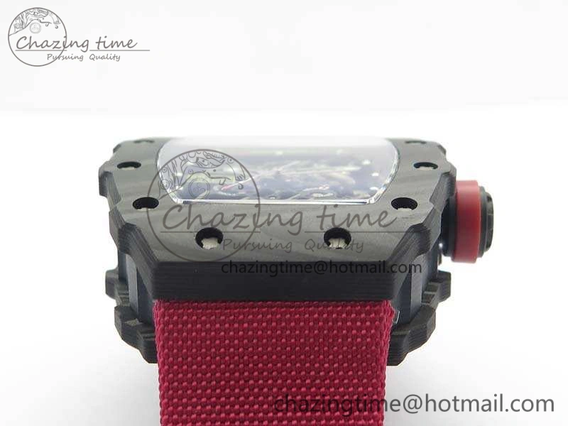 FashionForward RM035-02 Rafael Nadal FC Caseback KVF Best Edition Skeleton Dial Red On Red Nylon Strap MIYOTA8215 V 9517