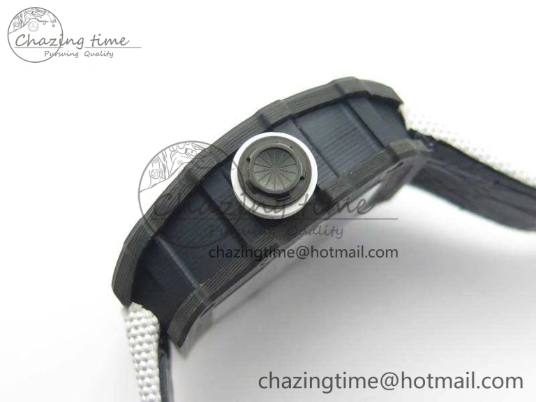 RM035-02 Rafael Nadal FC Caseback KVF Best Edition Skeleton Dial White On White Nylon Strap MIYOTA8215 V TimelessDesign 9518