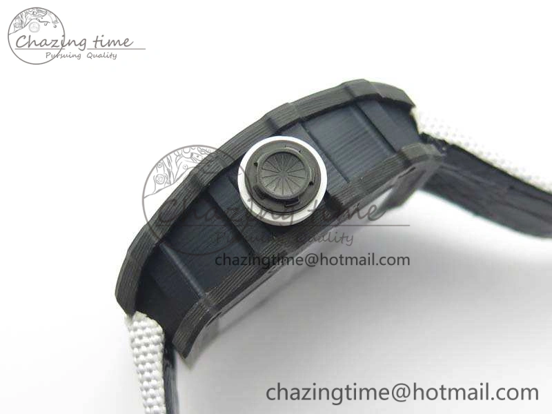 RM035-02 Rafael Nadal FC Caseback KVF Best Edition Skeleton Dial White On White Nylon Strap MIYOTA8215 V TimelessDesign 9518