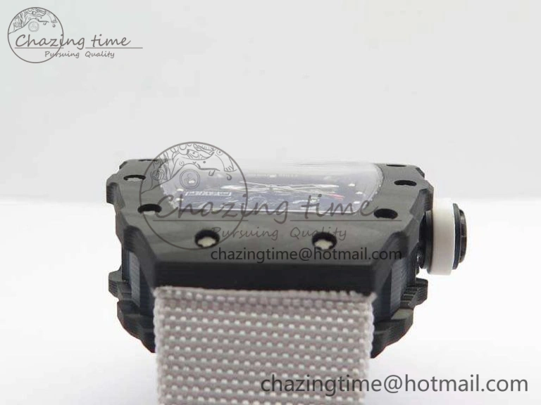 RM035-02 Rafael Nadal FC Caseback KVF Best Edition Skeleton Dial White On White Nylon Strap MIYOTA8215 V TimelessDesign 9518