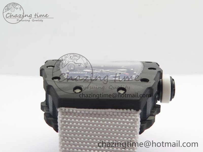RM035-02 Rafael Nadal FC Caseback KVF Best Edition Skeleton Dial White On White Nylon Strap MIYOTA8215 V TimelessDesign 9518