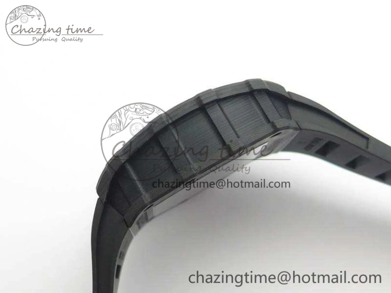 RM035-02 Rafael Nadal FC Ti Case KVF Best Edition Skeleton Dial Black On Rubber Strap MIYOTA8215 V FastDry 9535