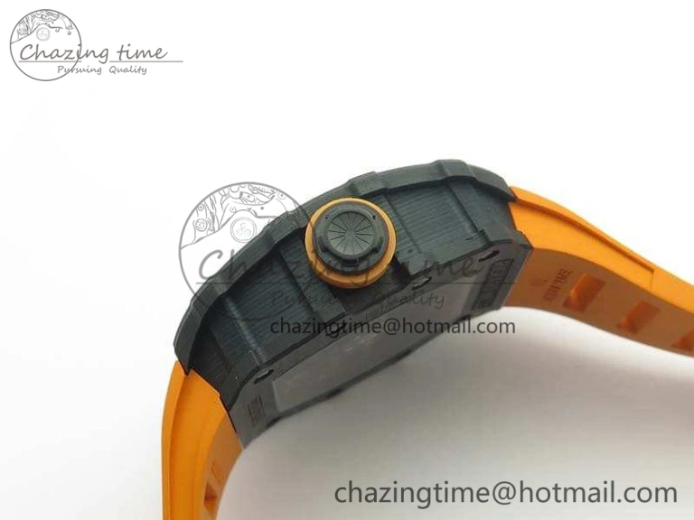 RM035-02 Rafael Nadal FC Ti Case KVF Best Edition Skeleton Dial Orange On Rubber Strap MIYOTA8215 V RelaxedFit 9540