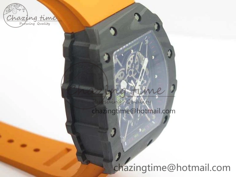 RM035-02 Rafael Nadal FC Ti Case KVF Best Edition Skeleton Dial Orange On Rubber Strap MIYOTA8215 V RelaxedFit 9540