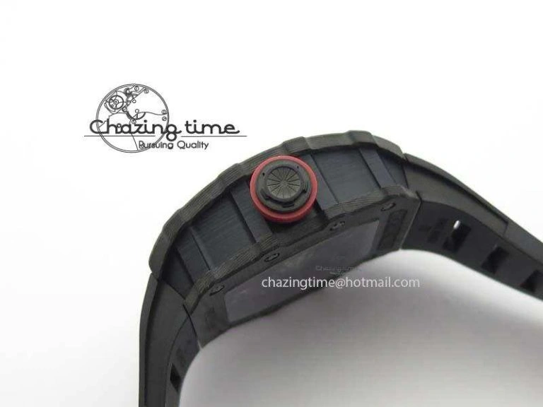 Bright RM035-02 Rafael Nadal FC Ti Case KVF Best Edition Skeleton Dial Red On Black Rubber Strap MIYOTA 9559