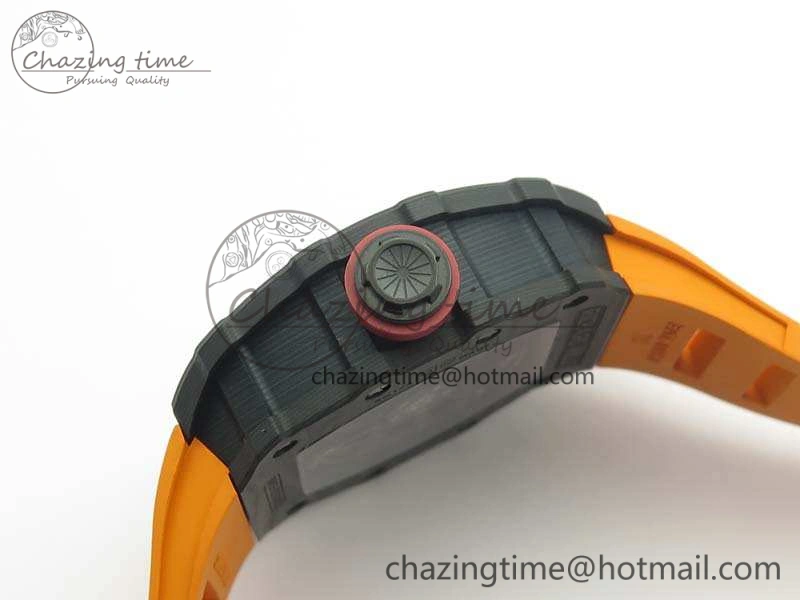 Elegant RM035-02 Rafael Nadal FC Ti Case KVF Best Edition Skeleton Dial Red On Rubber Strap MIYOTA8215 V 9539