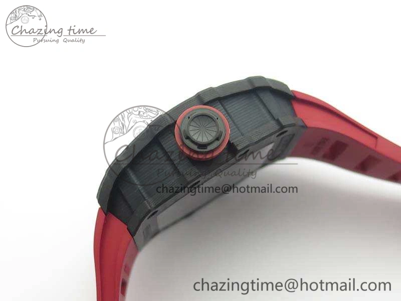 RM035-02 Rafael Nadal FC Ti Case KVF Best Edition Skeleton Dial Red On Rubber Strap MIYOTA8215 V Thermal 9536