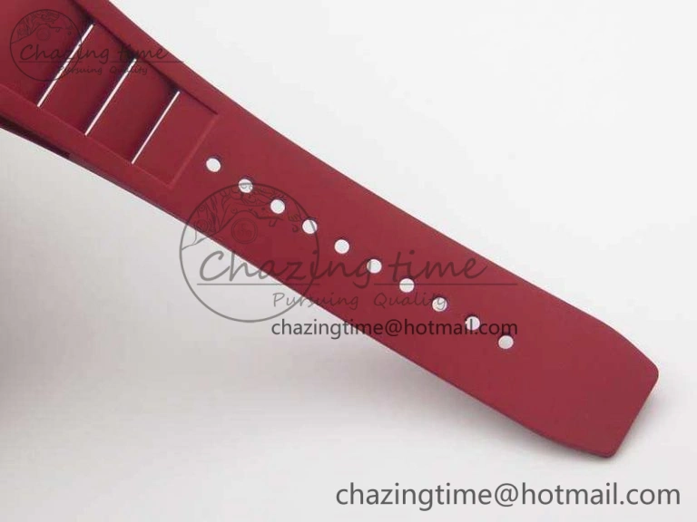 RM035-02 Rafael Nadal FC Ti Case KVF Best Edition Skeleton Dial Red On Rubber Strap MIYOTA8215 V Thermal 9536