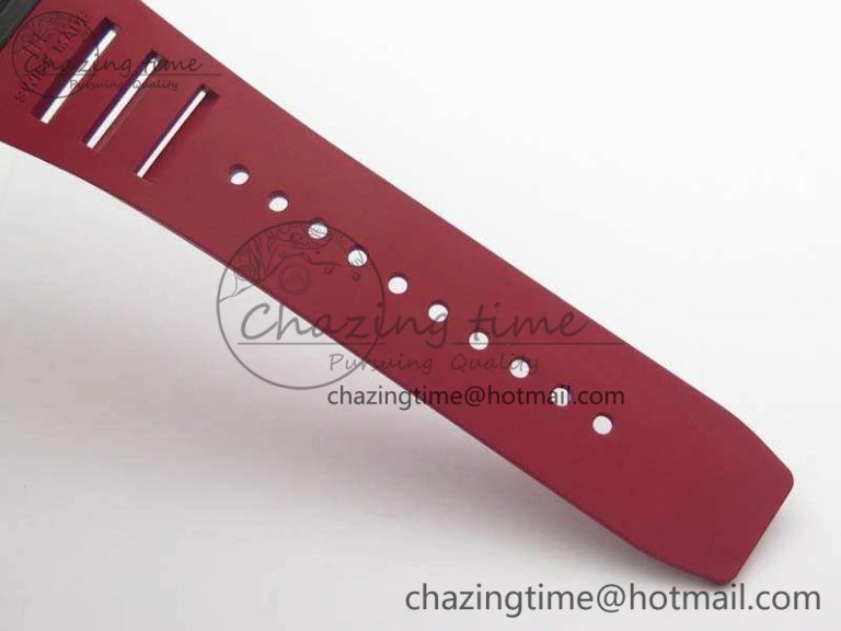RM035-02 Rafael Nadal FC Ti Case KVF Best Edition Skeleton Dial Red On Rubber Strap MIYOTA8215 V Thermal 9536