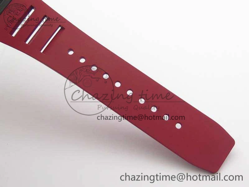 RM035-02 Rafael Nadal FC Ti Case KVF Best Edition Skeleton Dial Red On Rubber Strap MIYOTA8215 V Thermal 9536