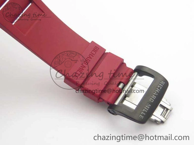 RM035-02 Rafael Nadal FC Ti Case KVF Best Edition Skeleton Dial Red On Rubber Strap MIYOTA8215 V Thermal 9536