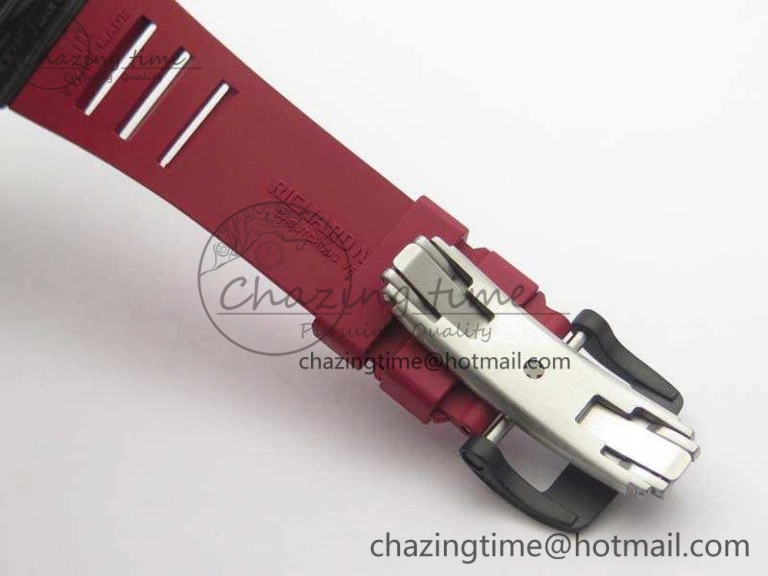 RM035-02 Rafael Nadal FC Ti Case KVF Best Edition Skeleton Dial Red On Rubber Strap MIYOTA8215 V Thermal 9536