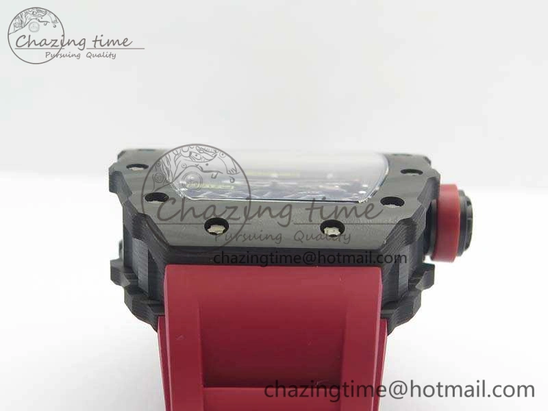 RM035-02 Rafael Nadal FC Ti Case KVF Best Edition Skeleton Dial Red On Rubber Strap MIYOTA8215 V Thermal 9536