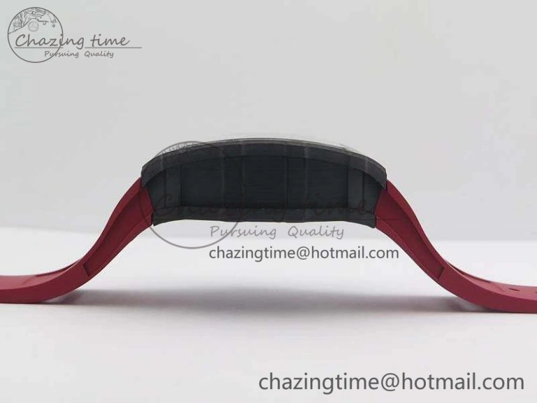 RM035-02 Rafael Nadal FC Ti Case KVF Best Edition Skeleton Dial Red On Rubber Strap MIYOTA8215 V Thermal 9536