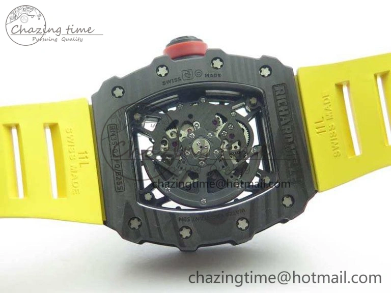 SoftTouch RM035-02 Rafael Nadal FC Ti Case KVF Best Edition Skeleton Dial Red On Rubber Strap MIYOTA8215 V 9534
