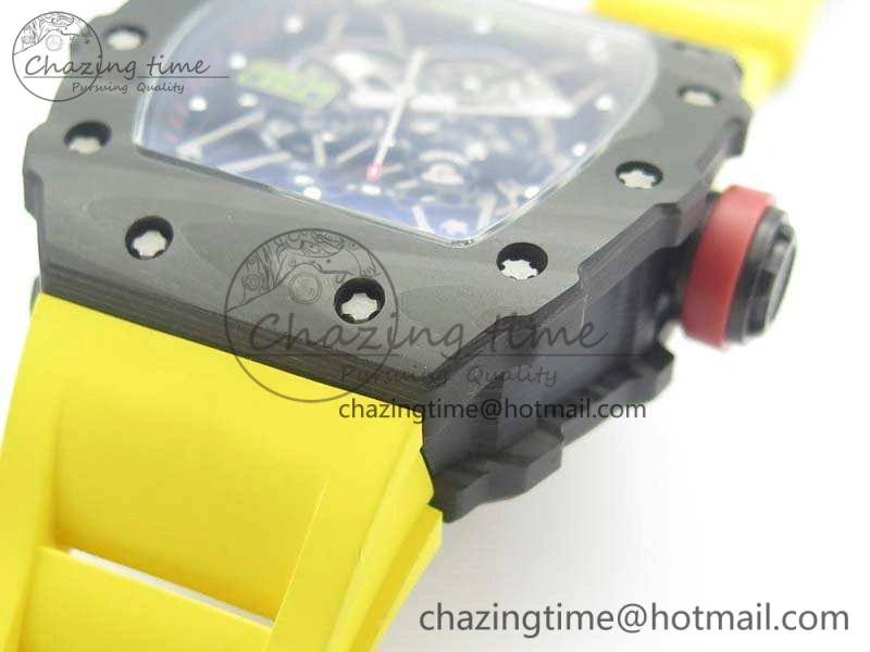SoftTouch RM035-02 Rafael Nadal FC Ti Case KVF Best Edition Skeleton Dial Red On Rubber Strap MIYOTA8215 V 9534