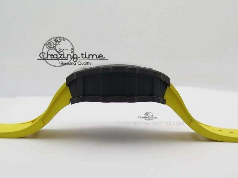 Youthful RM035-02 Rafael Nadal FC Ti Case KVF Best Edition Skeleton Dial Red On Yellow Rubber Strap MIYOTA 9561