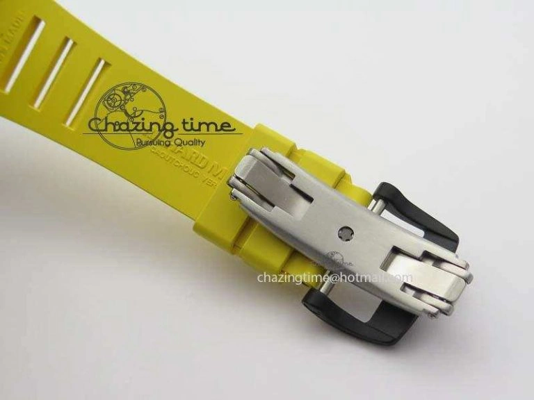 Youthful RM035-02 Rafael Nadal FC Ti Case KVF Best Edition Skeleton Dial Red On Yellow Rubber Strap MIYOTA 9561
