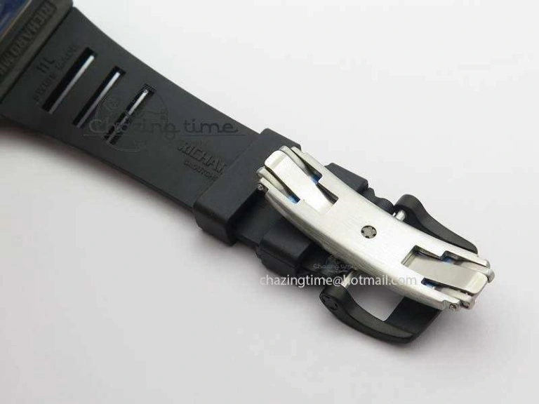SoftTouch RM035-02 Rafael Nadal FC Ti Case KVF Best Edition Skeleton Dial White On Black Rubber Strap MIYOTA 9562