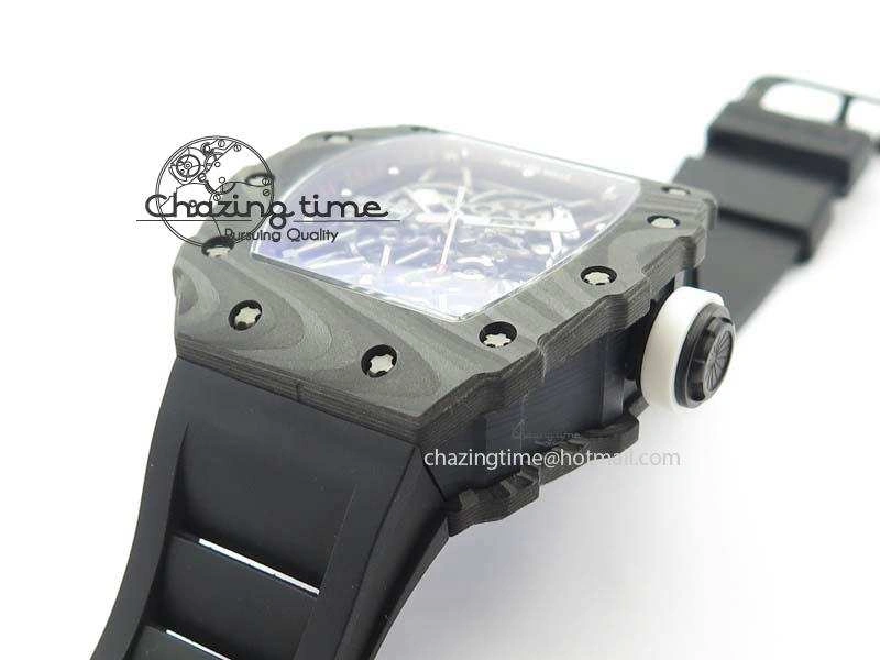 SoftTouch RM035-02 Rafael Nadal FC Ti Case KVF Best Edition Skeleton Dial White On Black Rubber Strap MIYOTA 9562