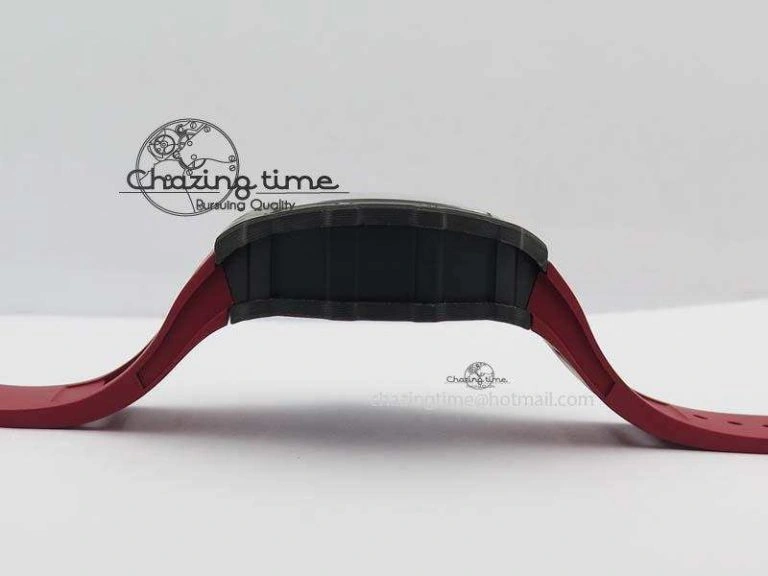RM035-02 Rafael Nadal FC Ti Case KVF Best Edition Skeleton Dial White On Red Rubber Strap MIYOTA Compact 9563