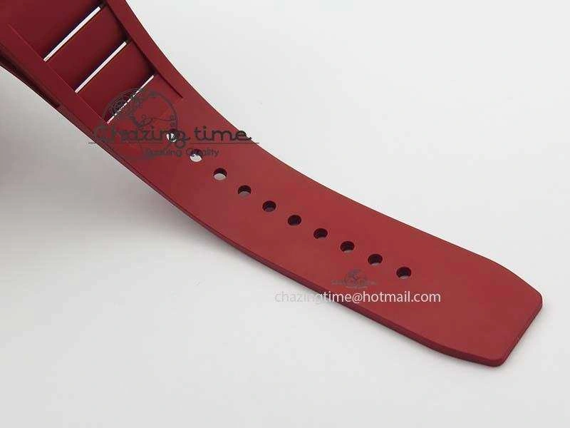 RM035-02 Rafael Nadal FC Ti Case KVF Best Edition Skeleton Dial White On Red Rubber Strap MIYOTA Compact 9563